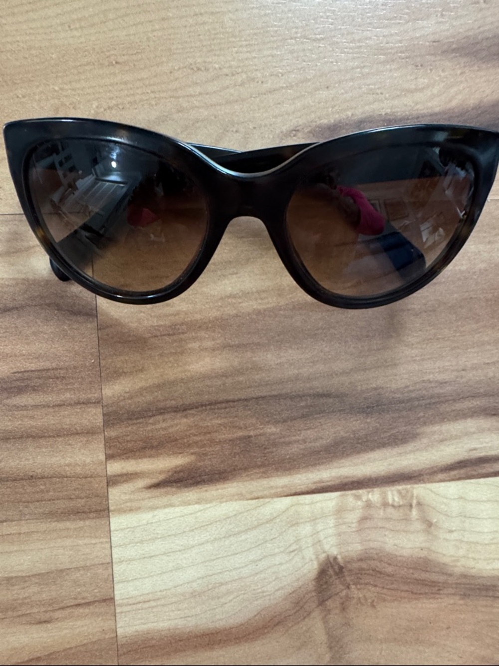 Prada Black Cat-Eye Women's Sunglasses